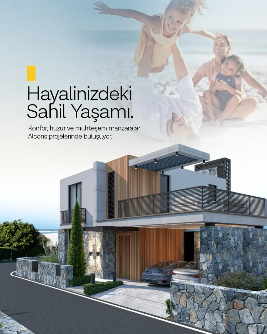 Alcons insaat hayalinizdeki sahil yasami — Alcons İnşaat