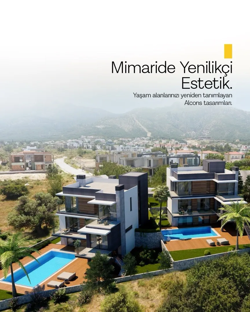Alcons insaat mimari estetik proje goruntusu — Alcons İnşaat