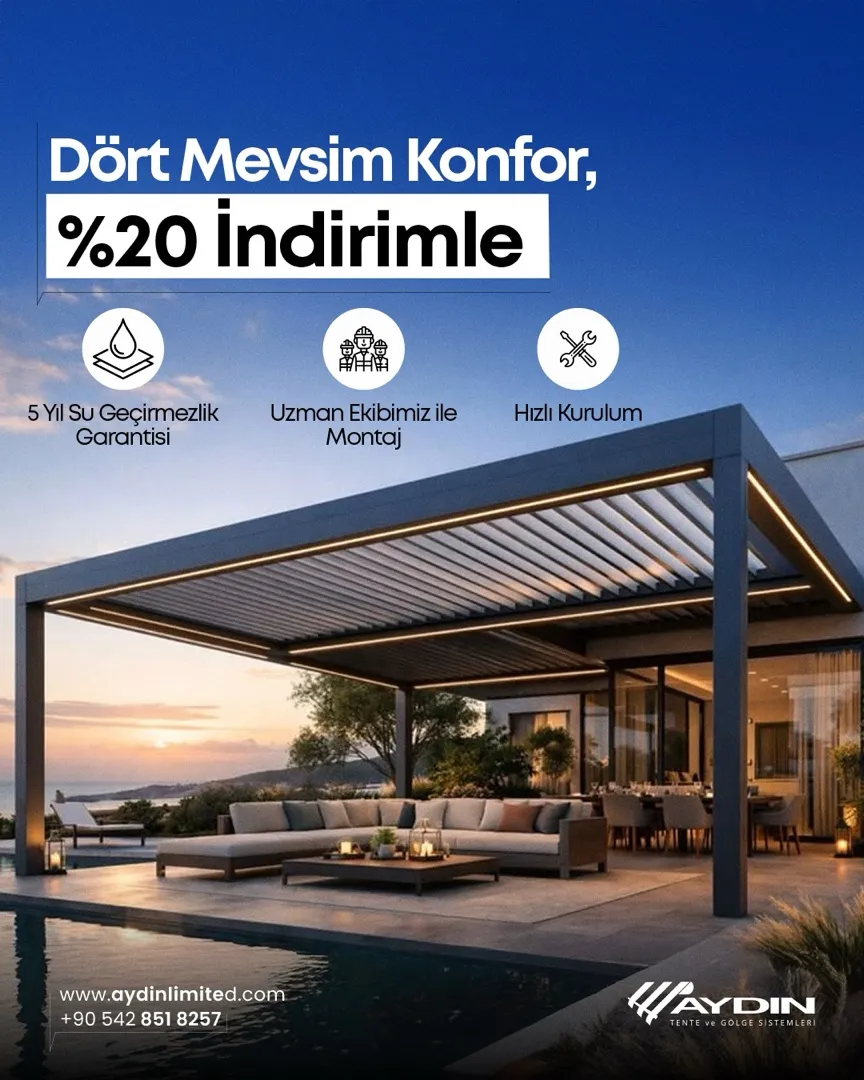 Aydin tente dort mevsim konfor kampanya — Aydın Tente